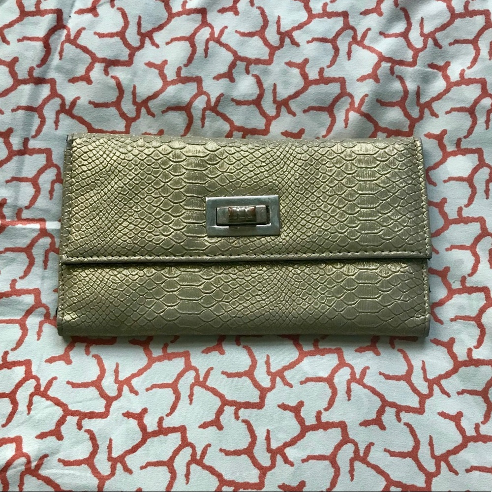 Gold clutch/wallet